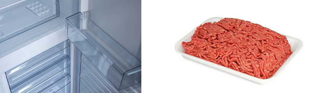 image of food tray and ground beef